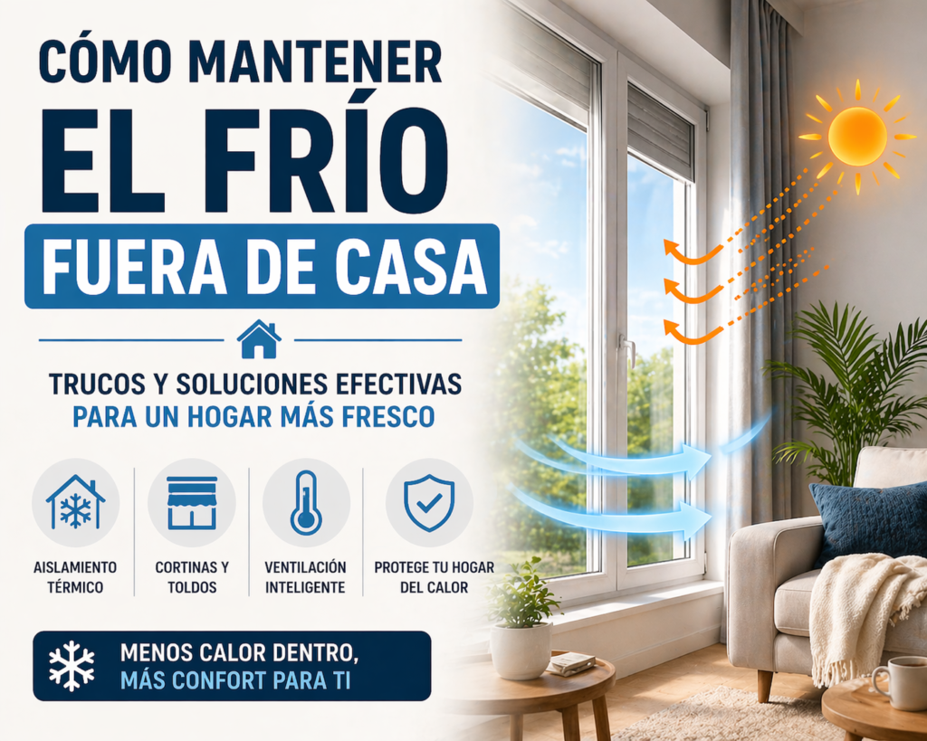 manterner frio fruera de casa